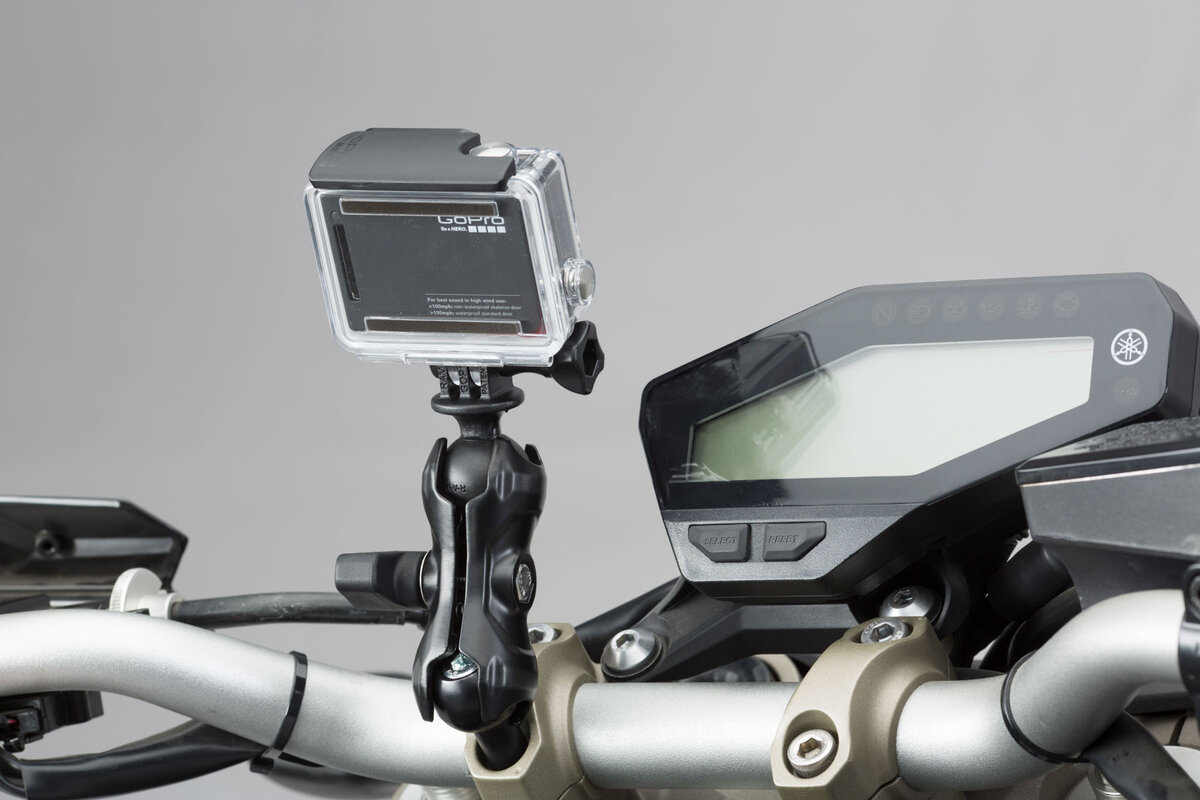 Kit di montaggio del navigatore satellitare SW-Motech per telecamera GoPro per BMW R 12 G/S (25-)