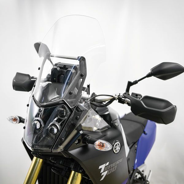 Parabrezza extra alto trasparente per Yamaha Ténéré 700 (19-24)