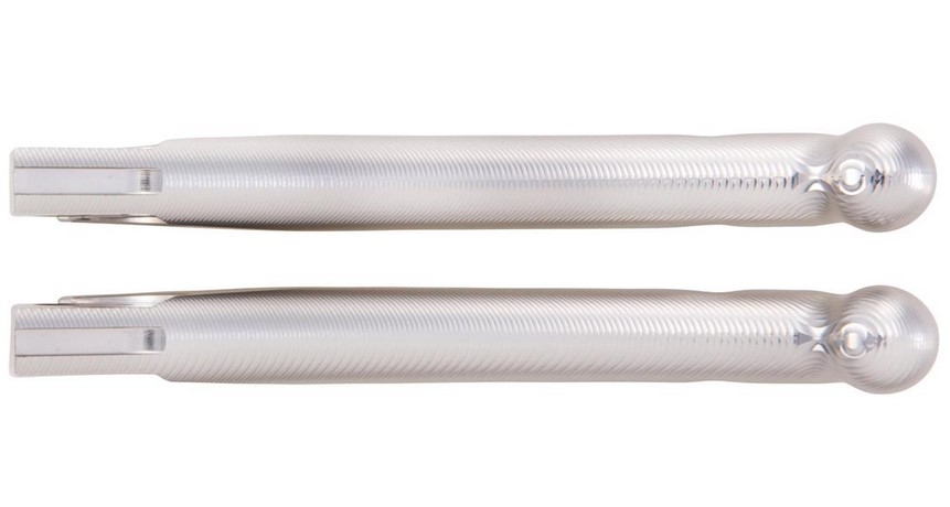 Set leve freno sportive ZELIONI Shorty 3D per Vespa, destra e sinistra, anodizzato argento