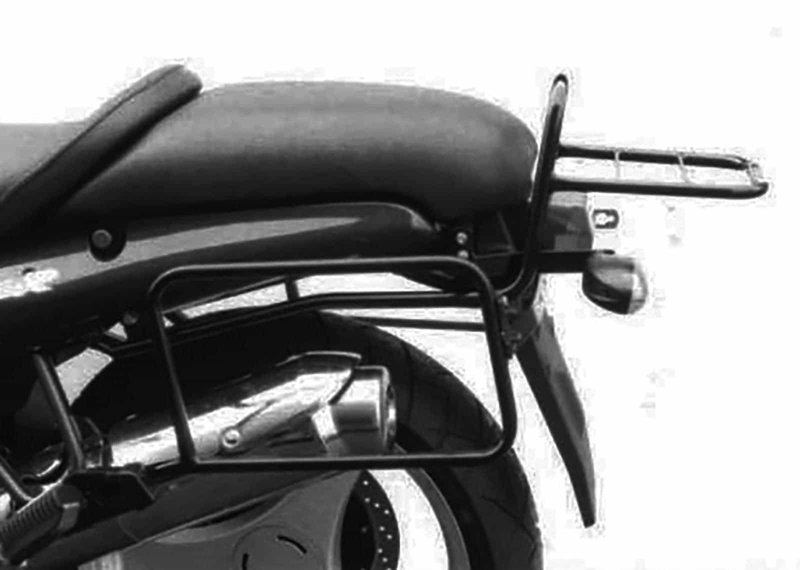 Portapacchi tubolare Topcase nero per BMW R 850 R (94-02)/R 1100 R (94-99) Hepco & Becker