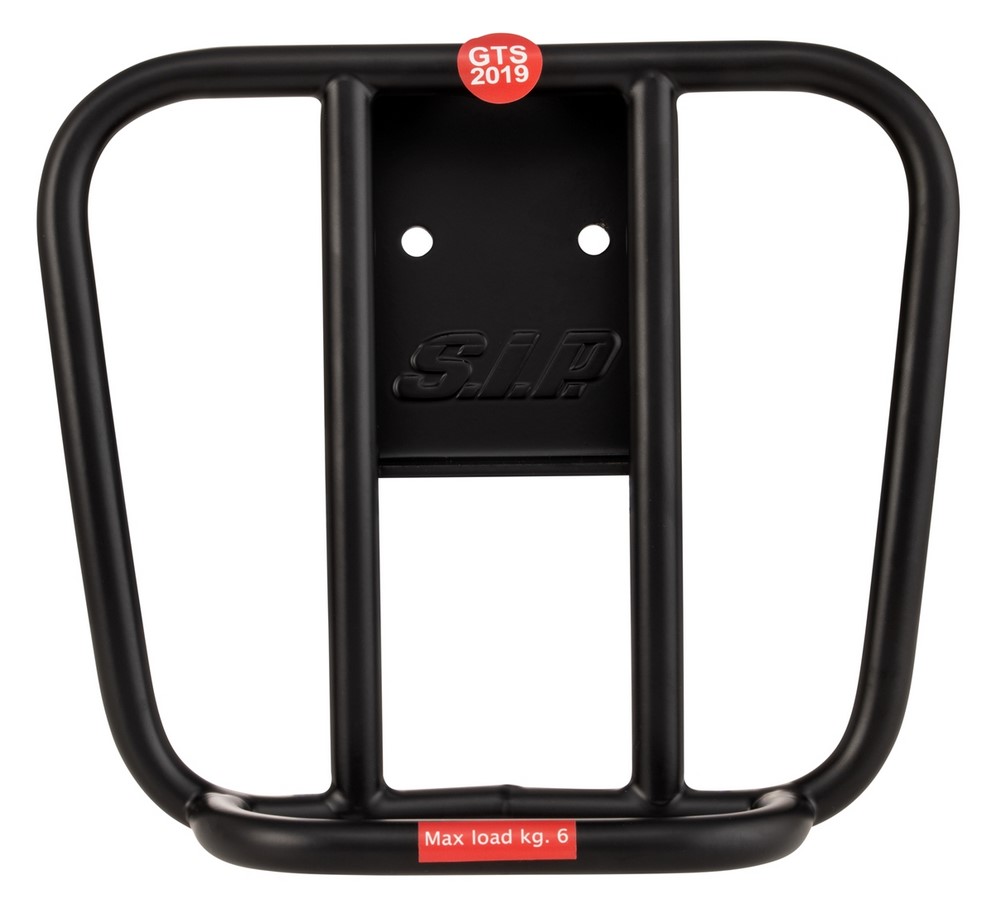Portapacchi posteriore anni '70 per Vespa GTS / GTS Super HPE 125-300 ('19-), nero opaco