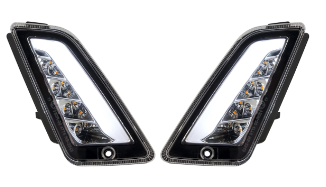 Kit indicatori di direzione anteriori e posteriori per Vespa GTS/GTS Super/GTV 125-300cc ('14-), trasparente