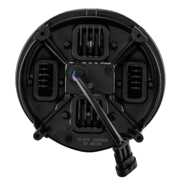 Faro ZELIONI Black Edition LED per Vespa GTS/GTS Super HPE 125-300 (19-22), nero