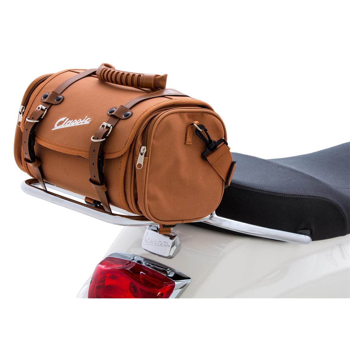 Borsa "Classic" piccola per Vespa - marrone, nylon