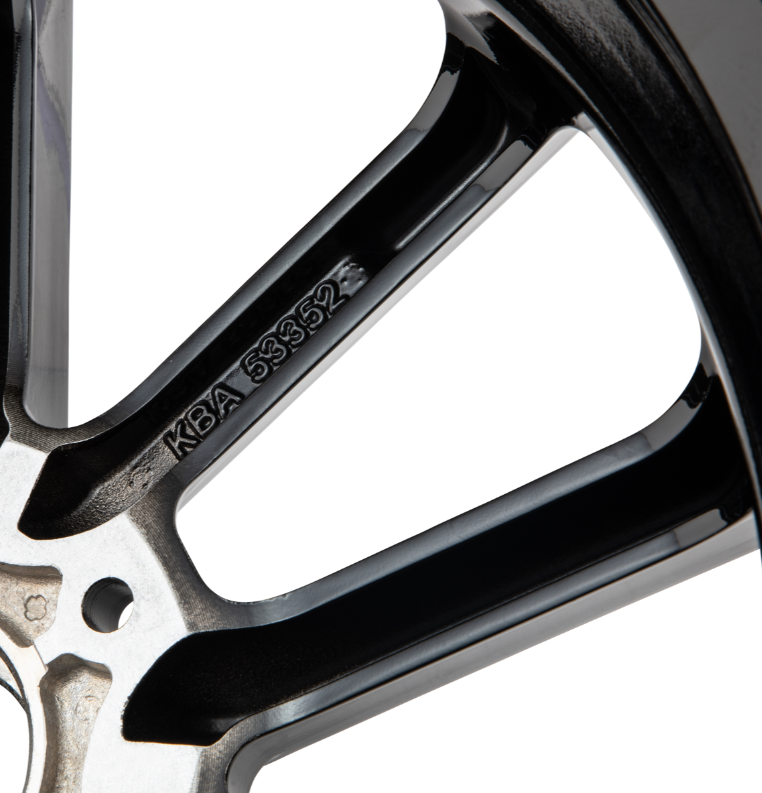 Cerchio anteriore/posteriore 13" per Vespa GTS/GTS Super/GTV/GT 60/GT/GT L 125-300ccm, nero lucido