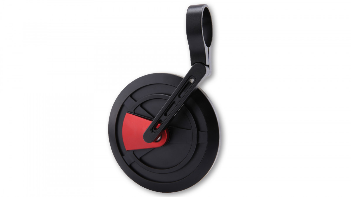 Specchio per Vespa sinistro o destro, nero, Highsider Enterprise EP1