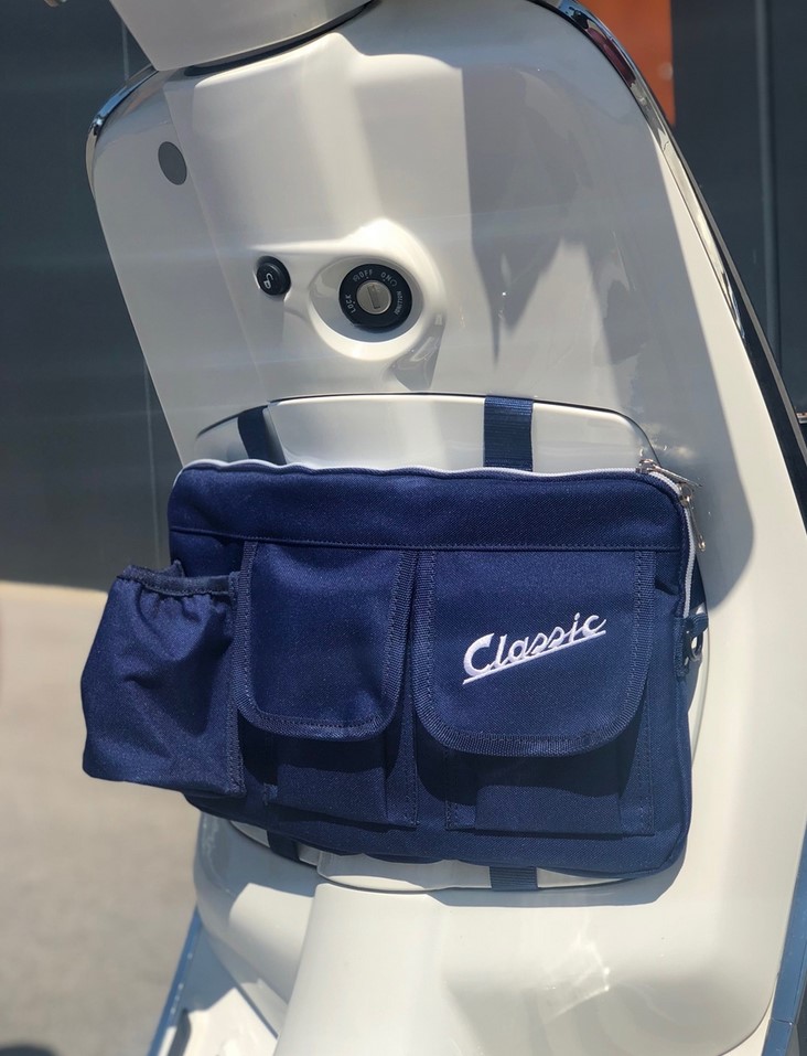 Borsa "Classic" per bagagliaio/guantiera Vespa - blu, nylon