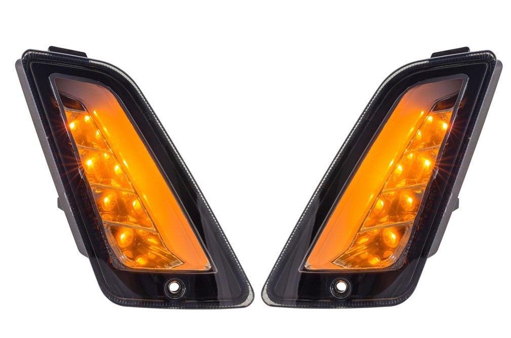 Kit indicatori di direzione anteriori e posteriori per Vespa GTS/GTS Super/GTV/GT 60/GT/GT L ('03-'13), colorati