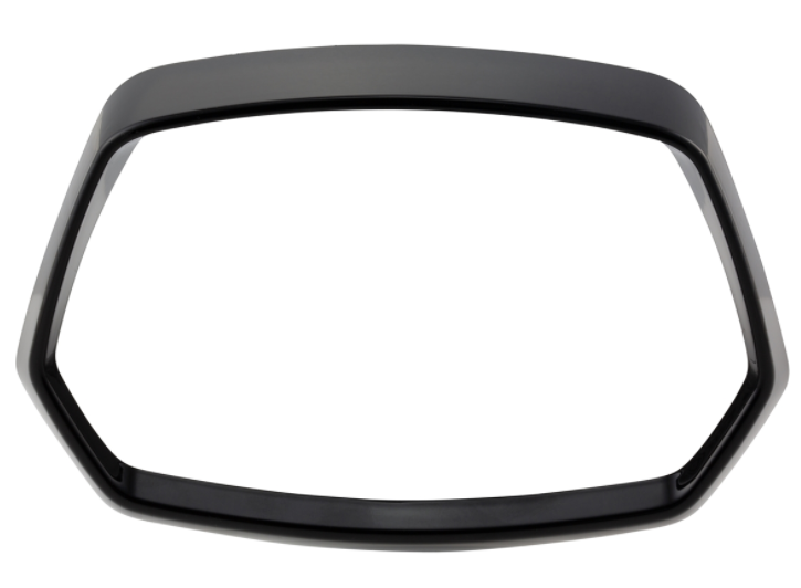 Anello portalampada per Vespa Sprint 50-150ccm ('18-), nero lucido