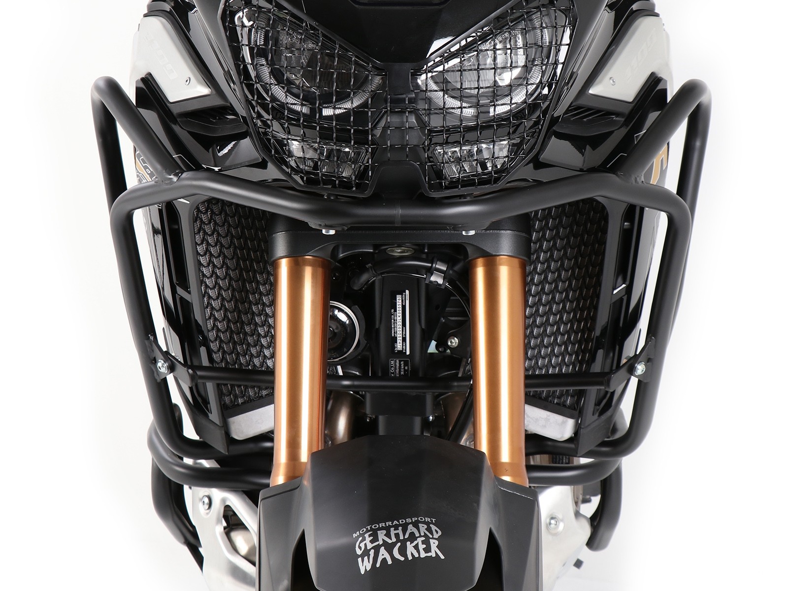Protezione serbatoio nera per Honda CRF 1100 Africa Twin Adventure Sports (20-23)
