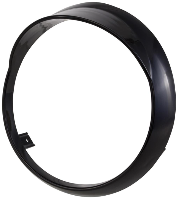 Anello portalampada per Vespa Primavera 50-150ccm 2T/​4T, nero lucido