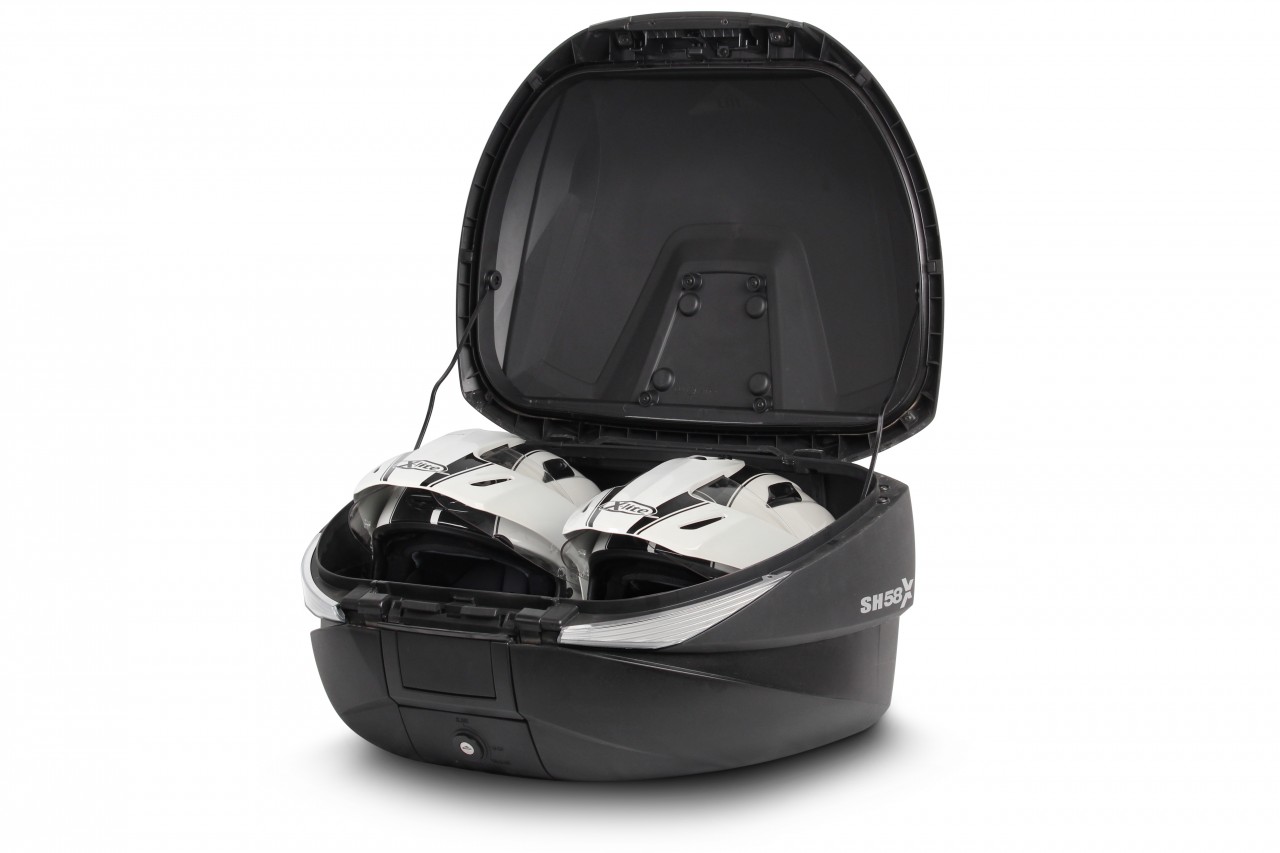 Baule Shad SH58X, effetto carbonio / nero, 58 l