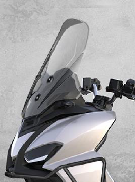 Parabrezza trasparente con staffa per Aprilia SR GT 125 / 200