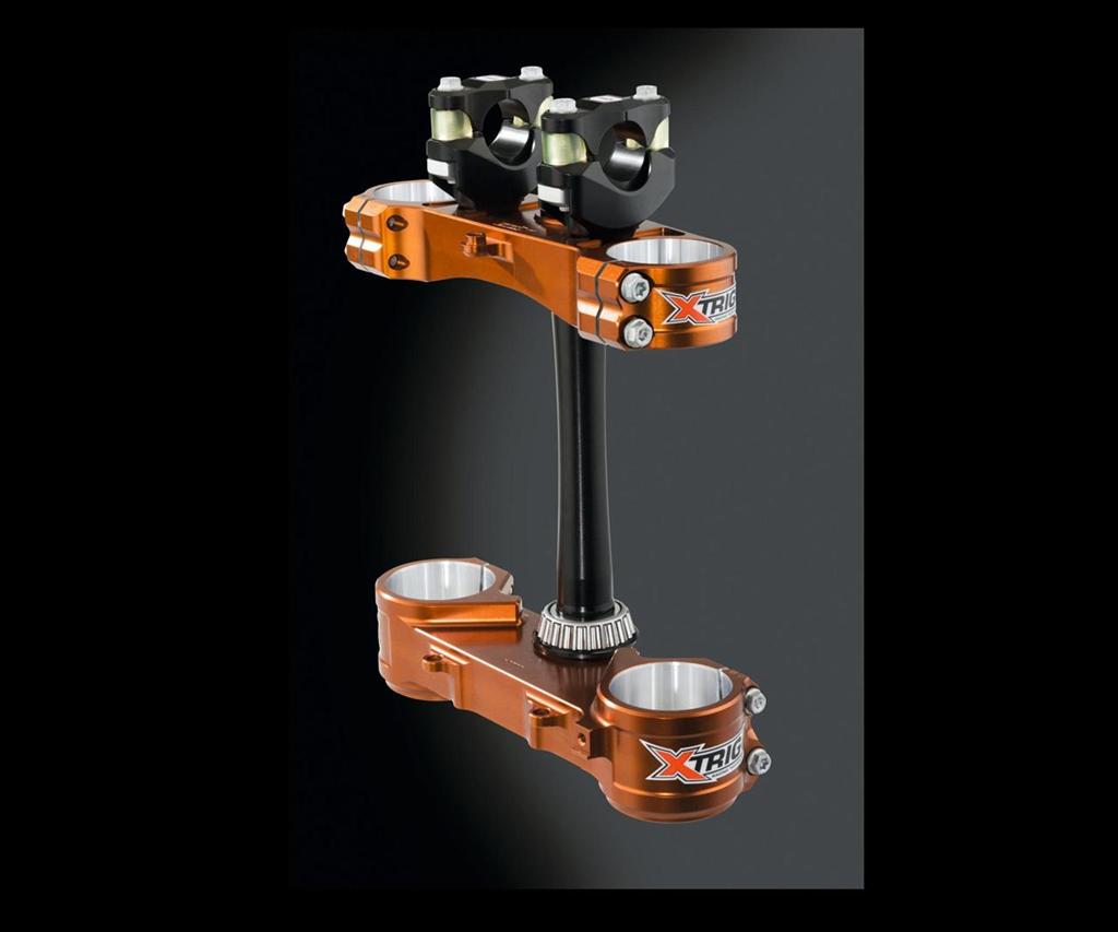 XTrig Triplo Morsetto Supporto Forcella Set M12, manubrio 22mm KX450F 2017/ KX450F 2015 Originale Kawa