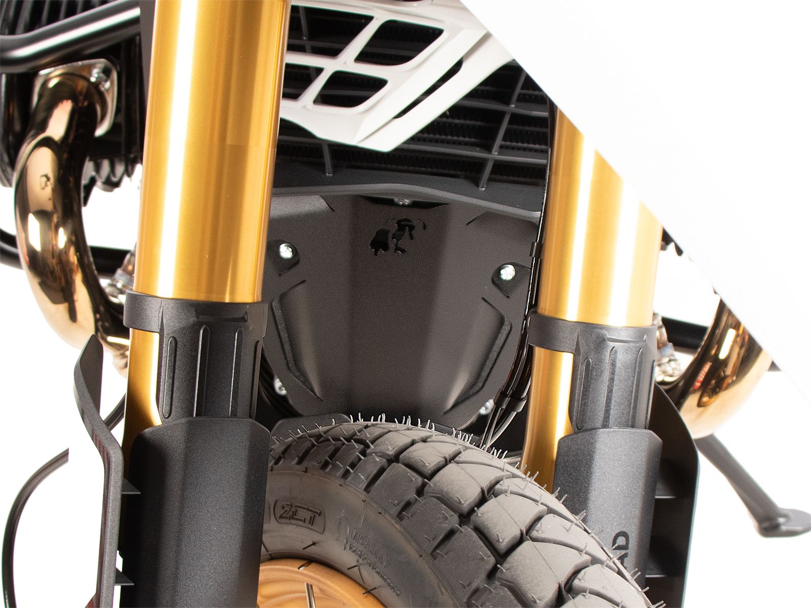 Piastra aggiuntiva di estensione del paramotore nera per BMW R 12 G/S (25-) Hepco & Becker