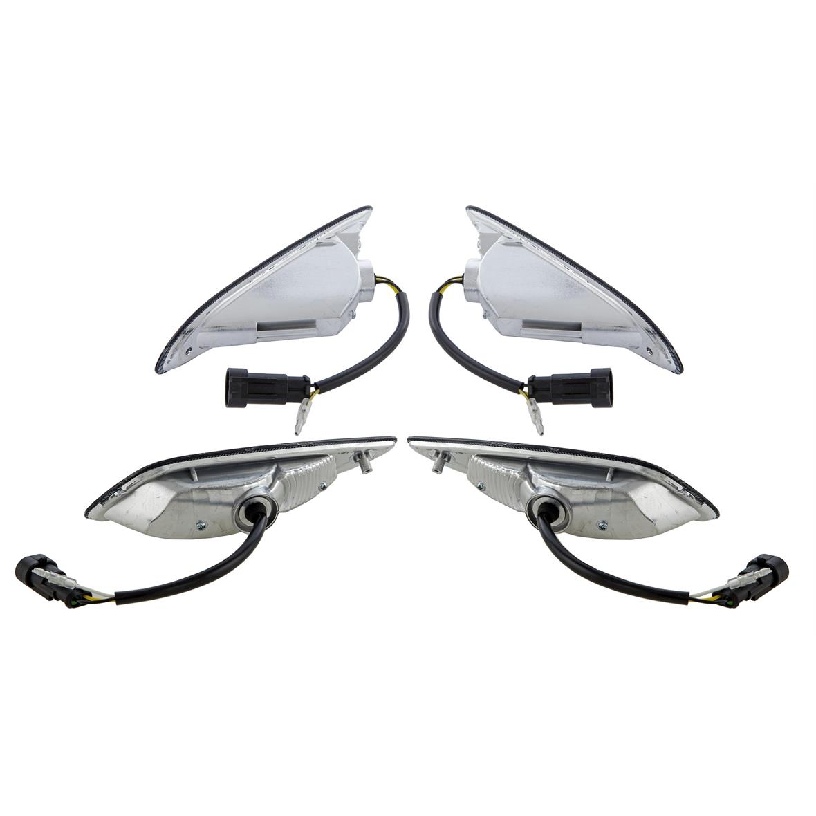 Set indicatori di direzione a LED colorati per Vespa Primavera/Sprint 50cc 2T/4T