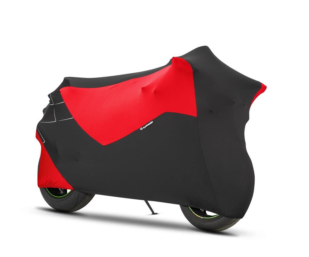 Telone moto rosso/nero Originale Kawasaki