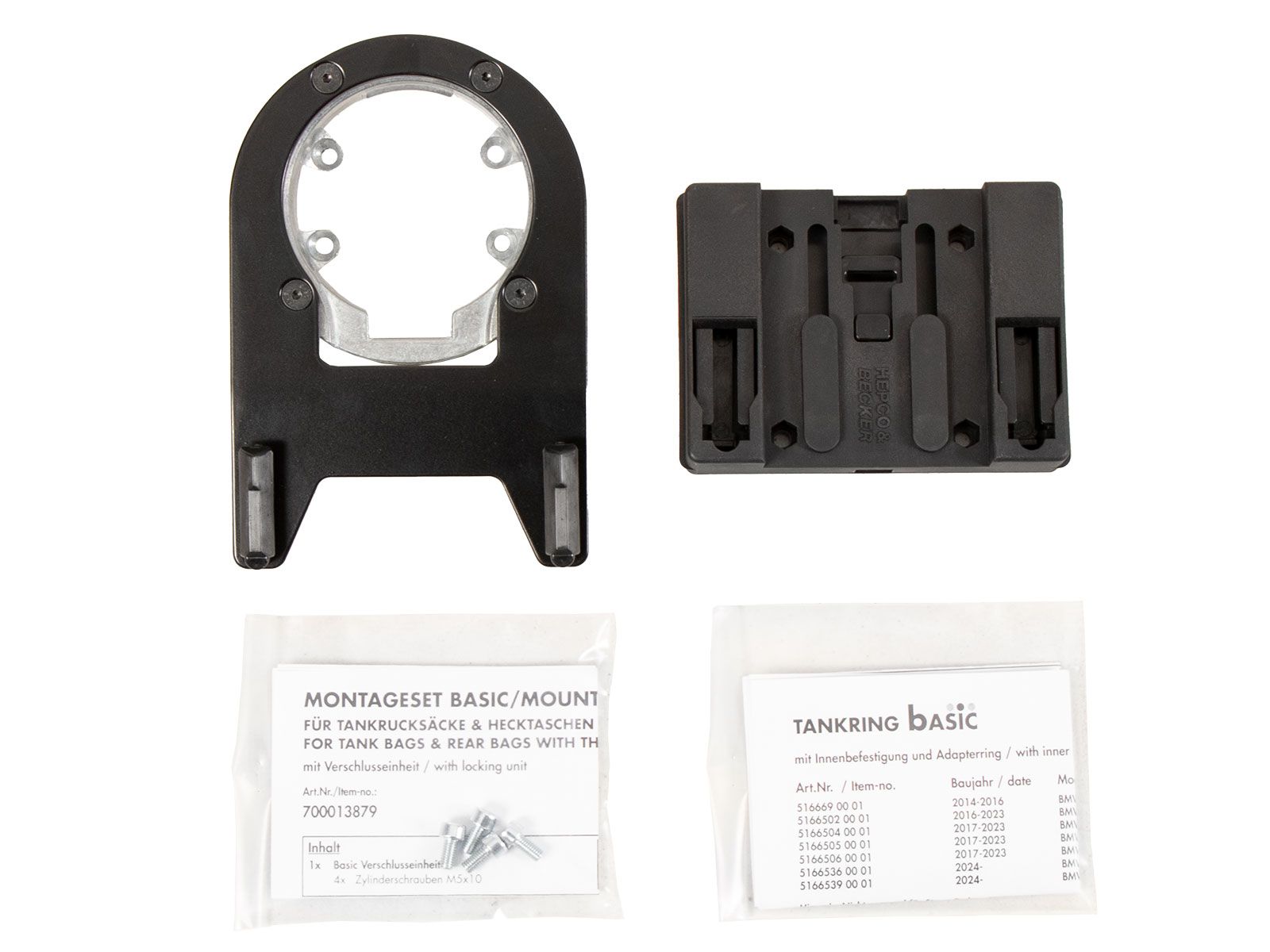 Anello serbatoio di base con blocco borsa serbatoio per BMW R 12 G/S (25-) Hepco & Becker