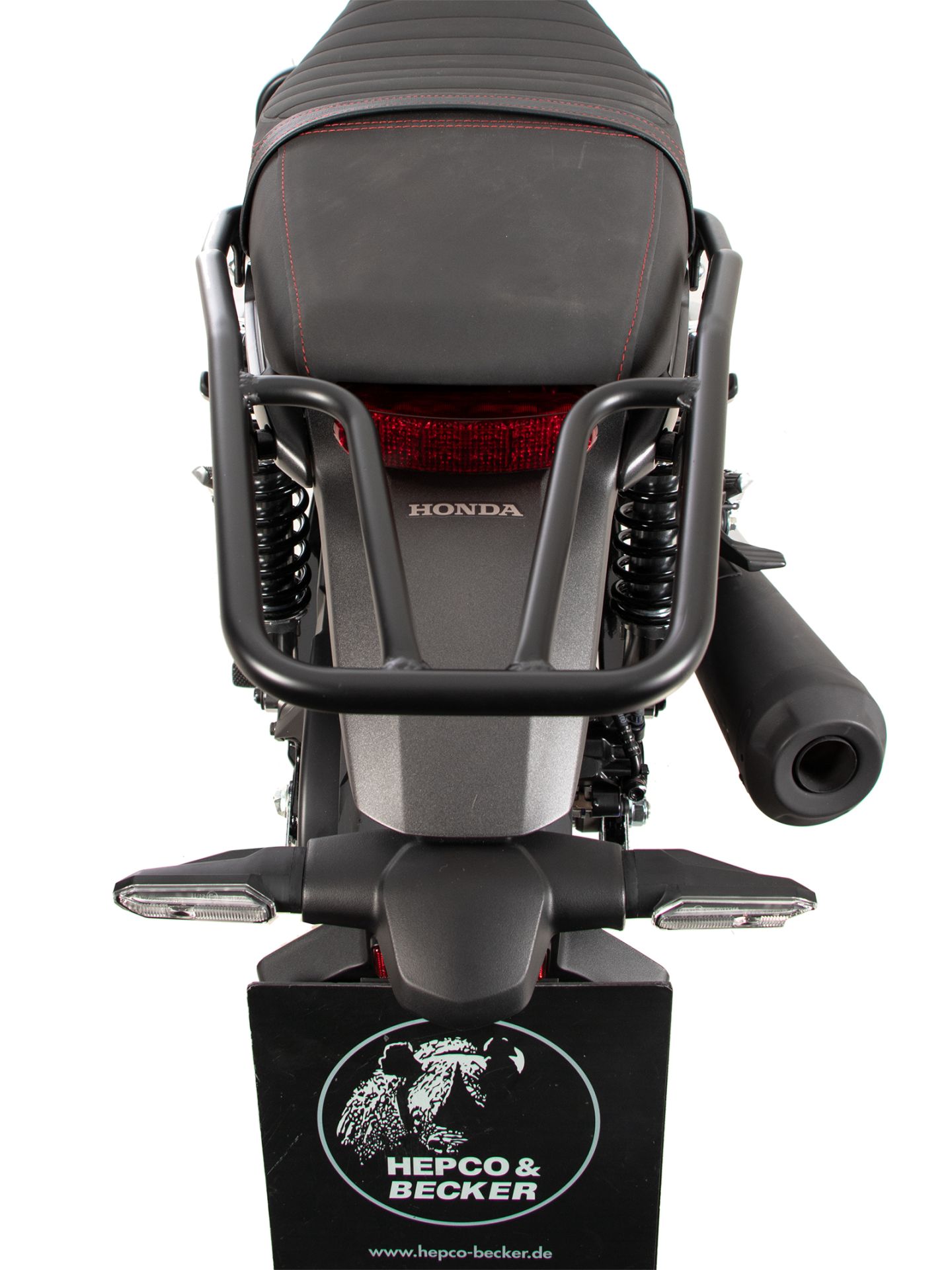 Portapacchi tubolare nero per Honda GB 350 S (25-) Hepco & Becker