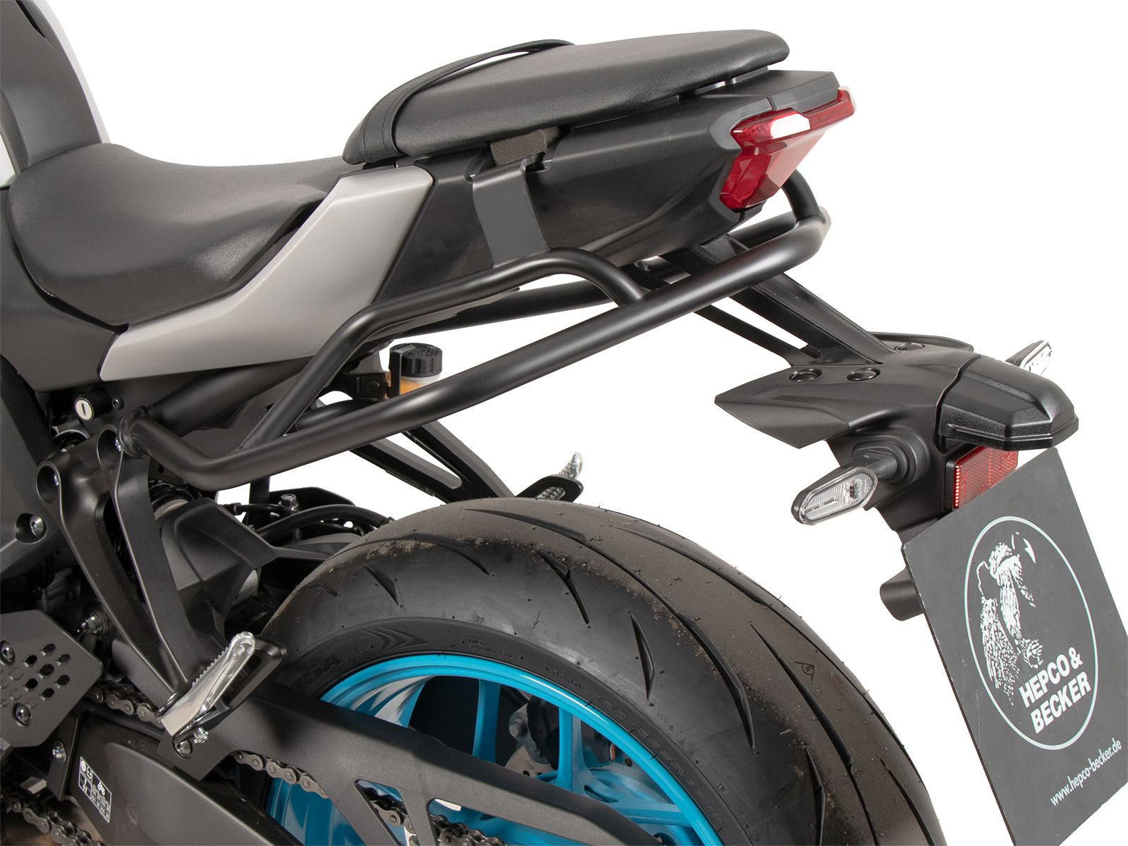 Barra di protezione posteriore nera per Yamaha MT-07 / Y-AMT (25- ) Hepco & Becker