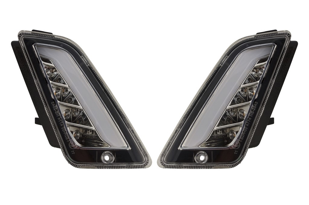 Kit indicatore di direzione anteriore destro/sinistro per Vespa GTS/GTS Super/GTV/GT 60/GT/GT L ('03-'13), trasparente