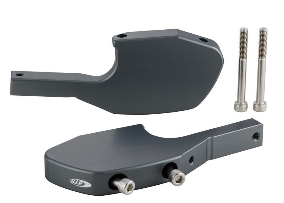 Adattatore poggiapiedi per Vespa GTS/GTS Super/GTV/GT 60/GT/GT L 125-300ccm, grigio opaco
