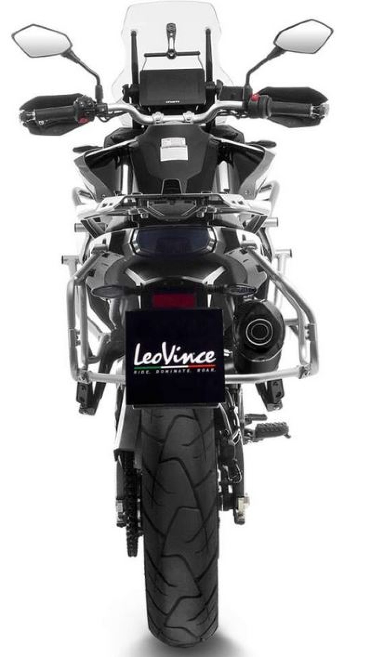 Silenziatore posteriore LeoVince LV One Evo Slip On Black Edition per CF Moto / Husqvarna / KTM