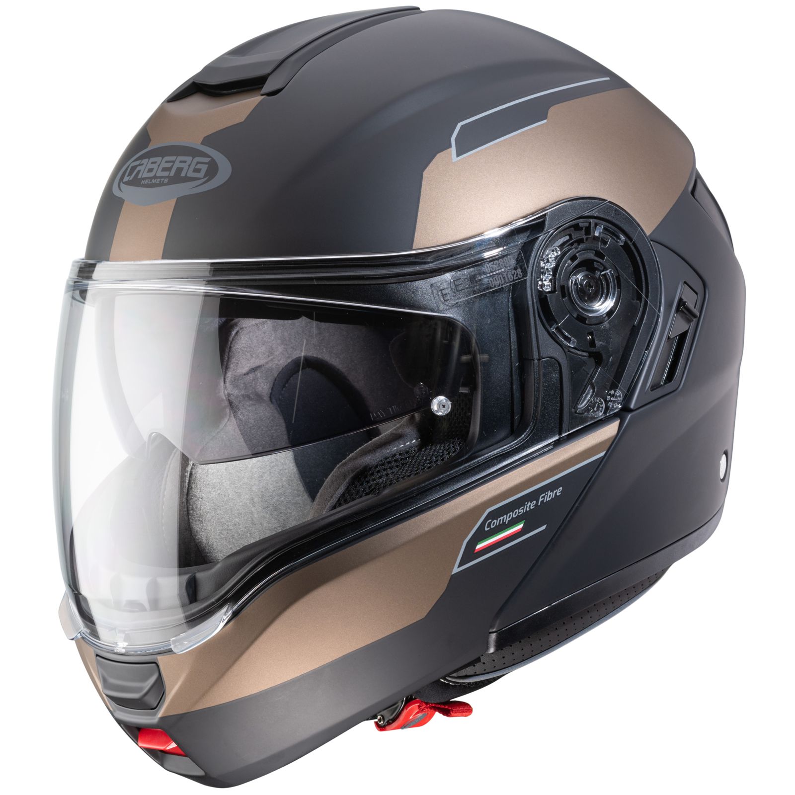 Caberg Casco Levo Prospect, nero opaco/bronzo