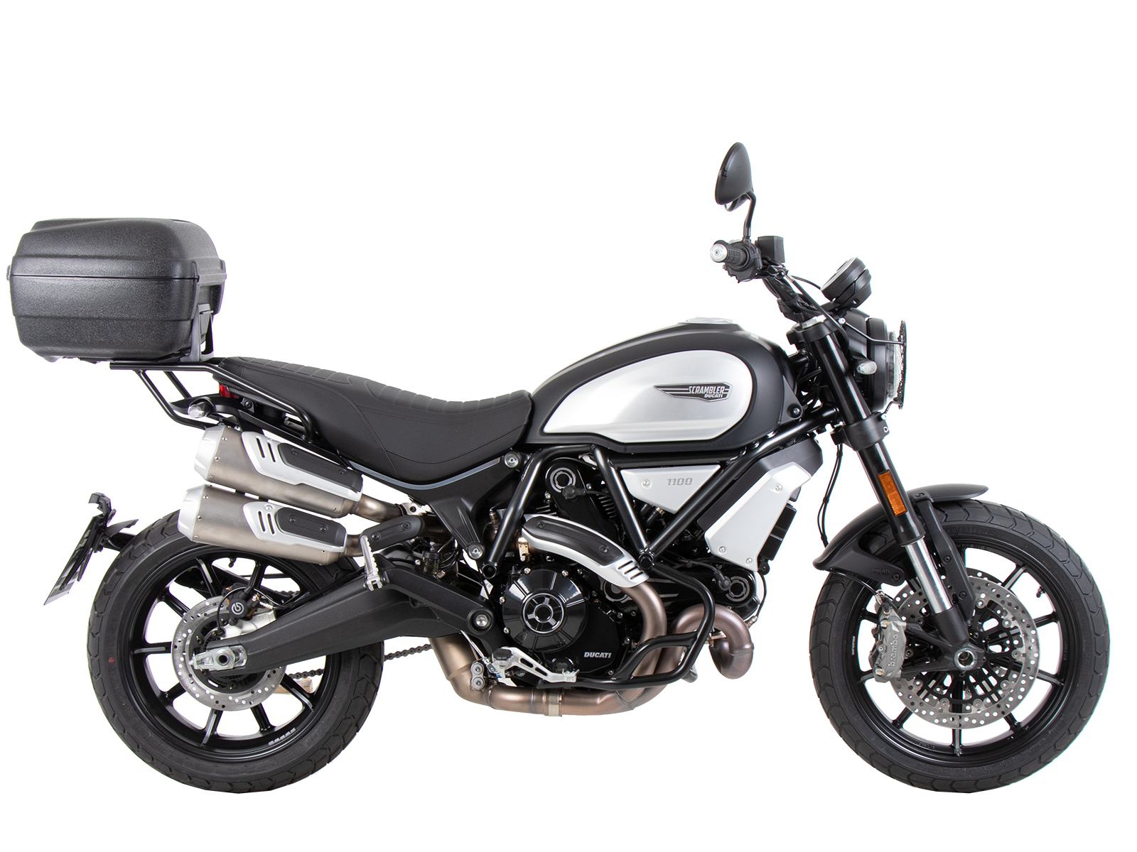 Easyrack porta bauletto nero per Ducati Scrambler 1100 Dark Pro /Pro /Sport Pro (21-24)