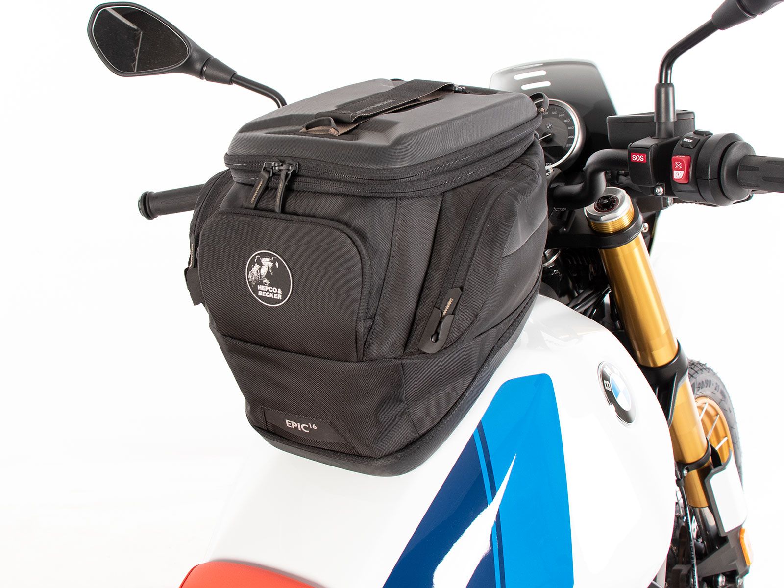 Anello serbatoio di base con blocco borsa serbatoio per BMW R 12 G/S (25-) Hepco & Becker
