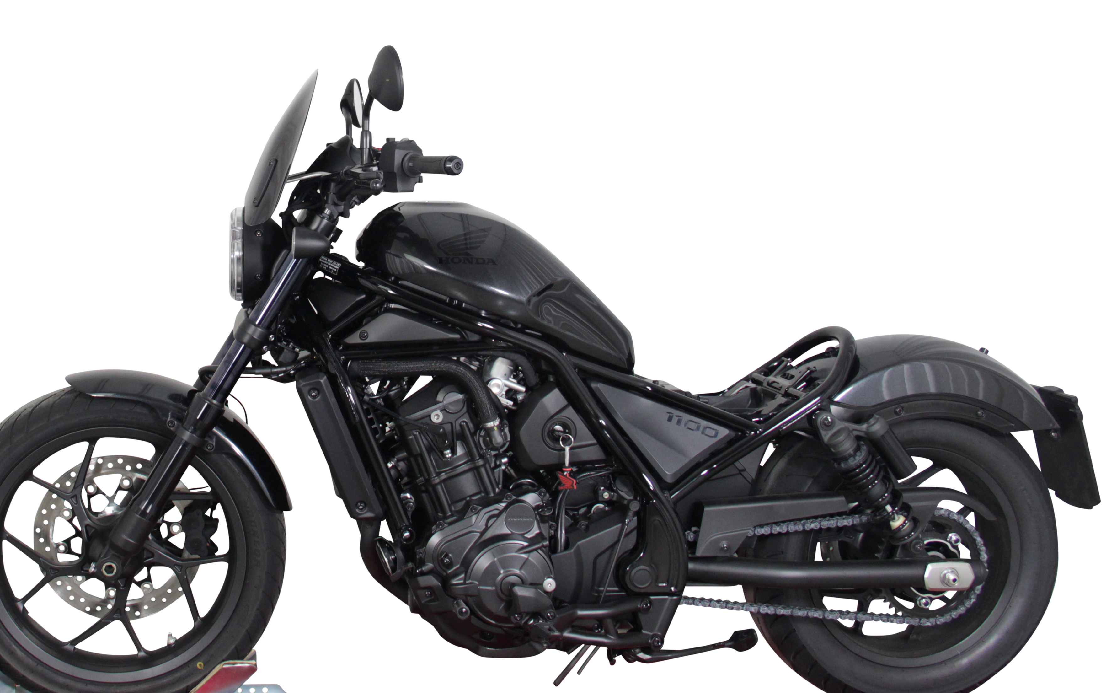 Cupolino Touring MRA "NTM" nero per Honda CMX 1100 Rebel (21-)