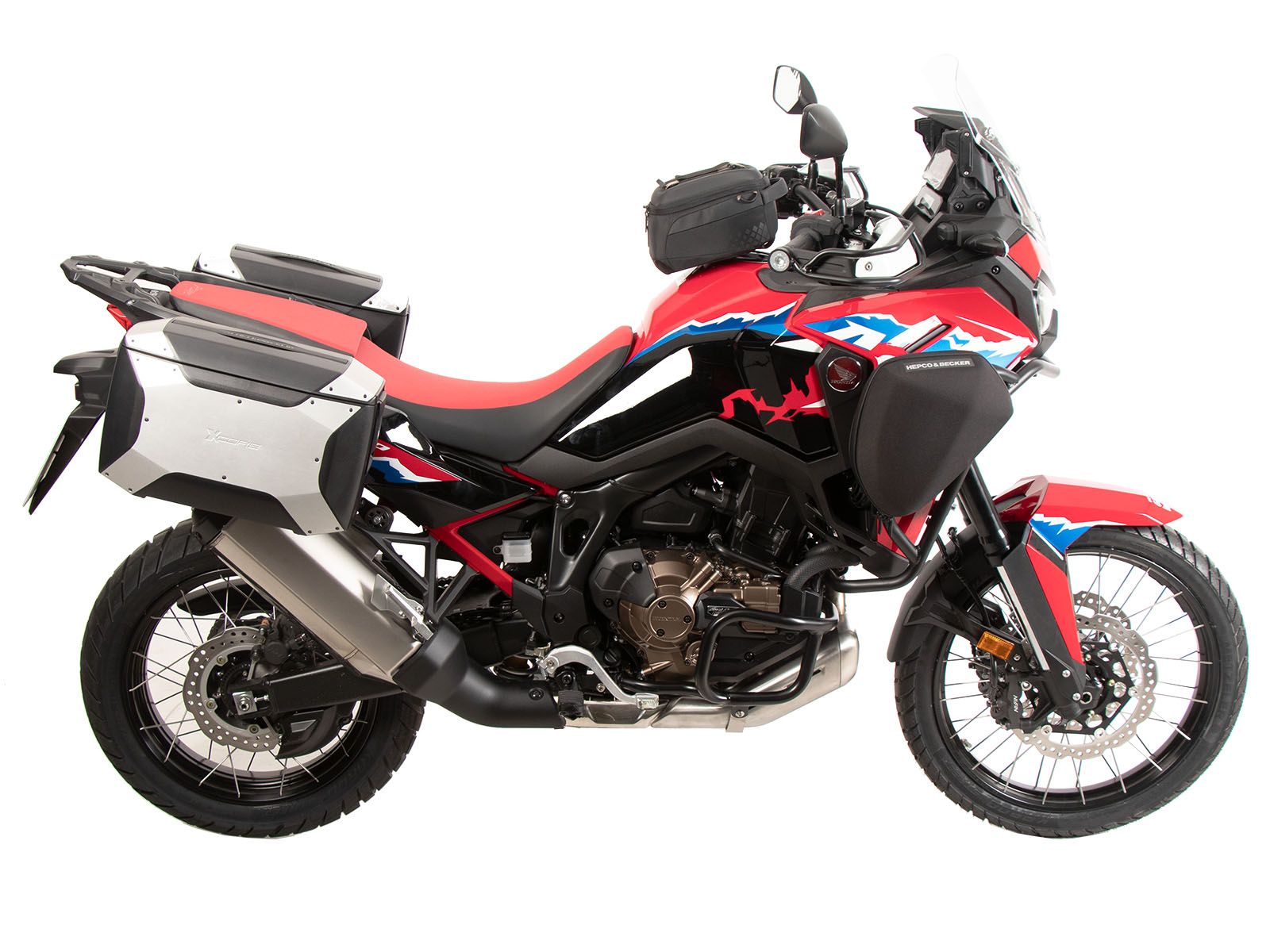 Portapacchi laterale C-Bow nero per Honda CRF 1100 Africa Twin Adventure Sports (24-) Hepco & Becker