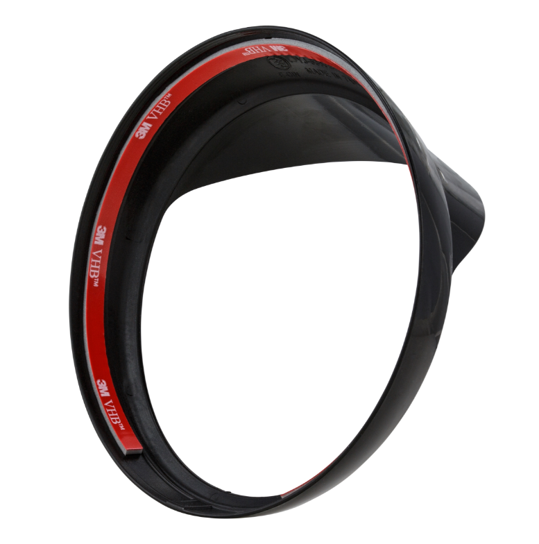 Anello lampada con paralume per Vespa LX 50-150ccm, nero lucido