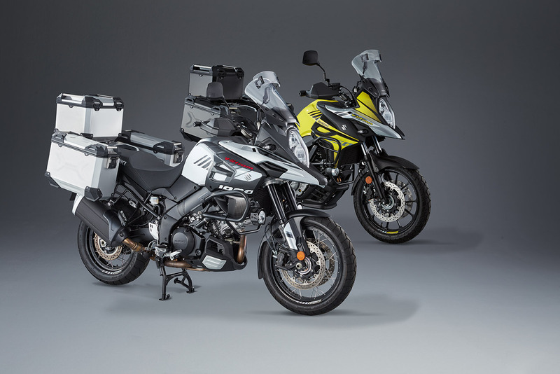 Bauletto, alluminio, argento per Suzuki V-strom 1050
