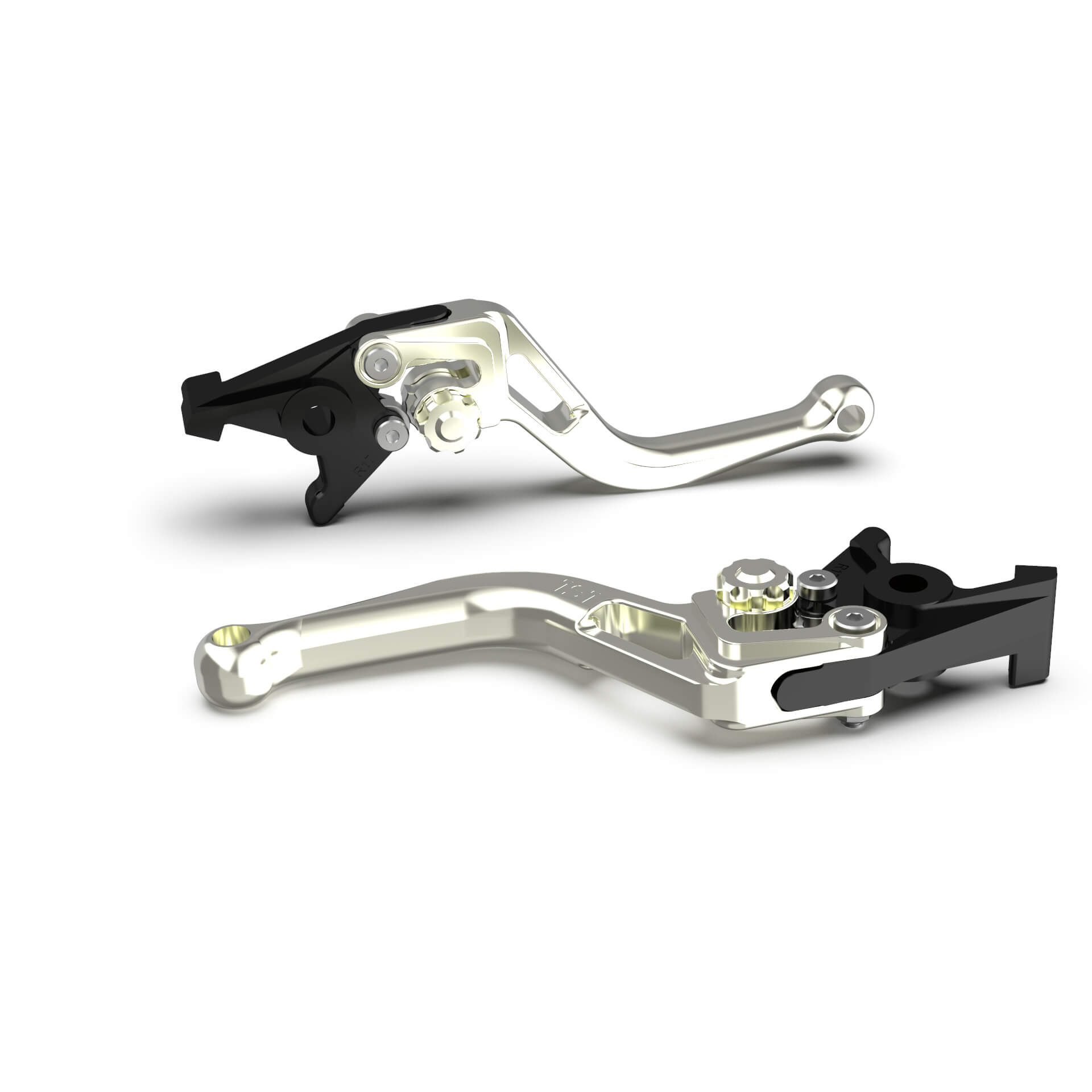 Leva freno LSL BOW R51 argento, corto per Triumph