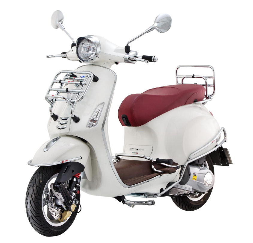 Paraurti anteriore per Vespa LX/LXV/S/Primavera/Sprint/Elettrica 50-150ccm, cromato