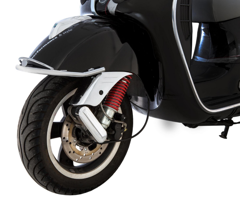 Paraurti anteriore per Vespa GTS /GTS Super /GTV /GT 60 /GT /GT L, 125-300ccm, cromato