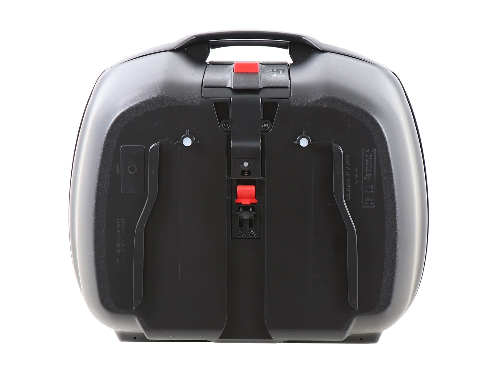 Journey Topcase 40 argento incl. paletta universale per portapacchi di terzi Hepco & Becker