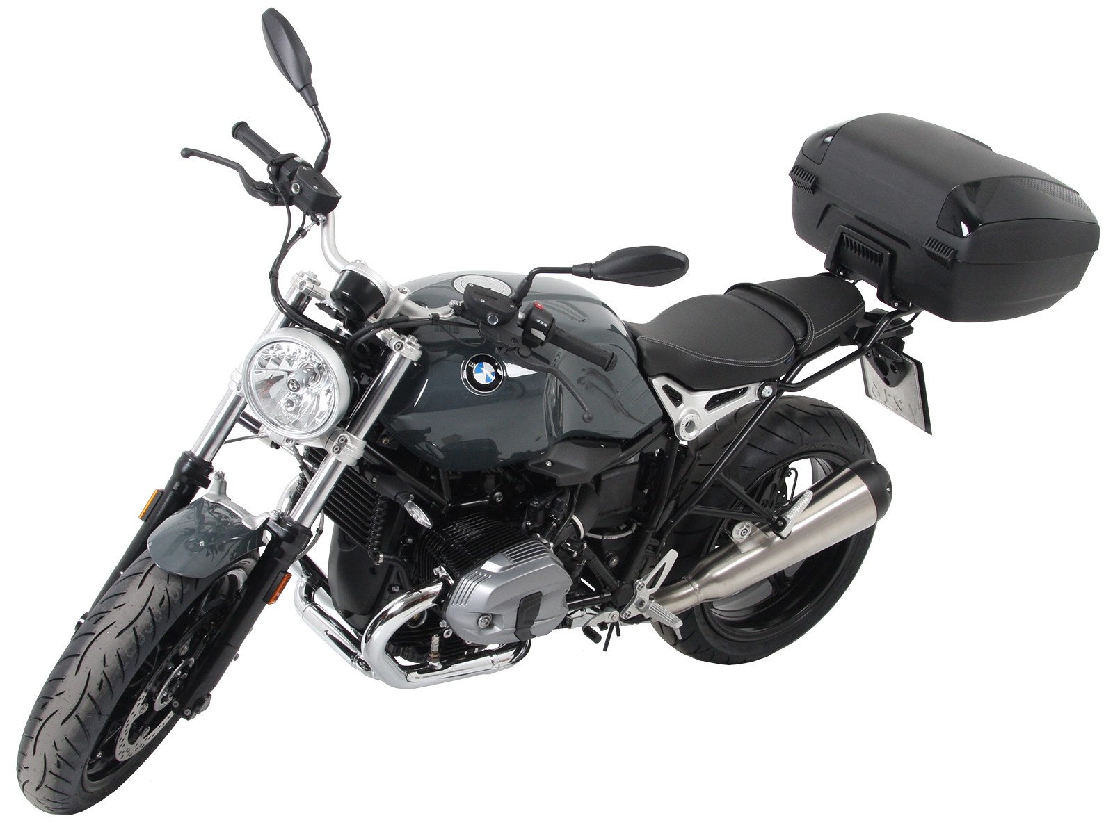 Easyrack porta bauletto nero per BMW R nineT Pure (17-23) Hepco & Becker