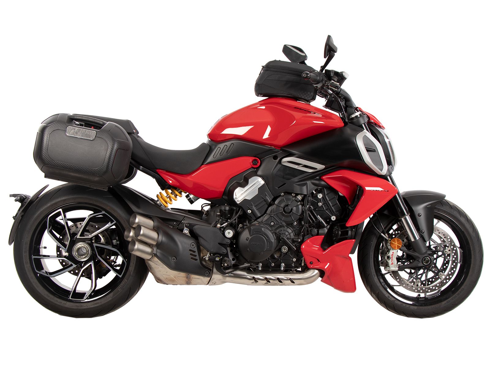 Anello serbatoio di base con blocco borsa serbatoio per Ducati Diavel V4 (23-) Hepco & Becker