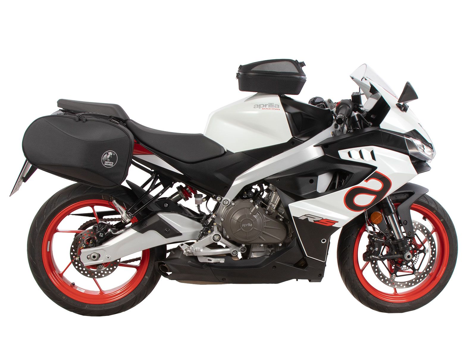 Portapacchi laterale C-Bow nero per Aprilia RS 457 (24-) Hepco & Becker