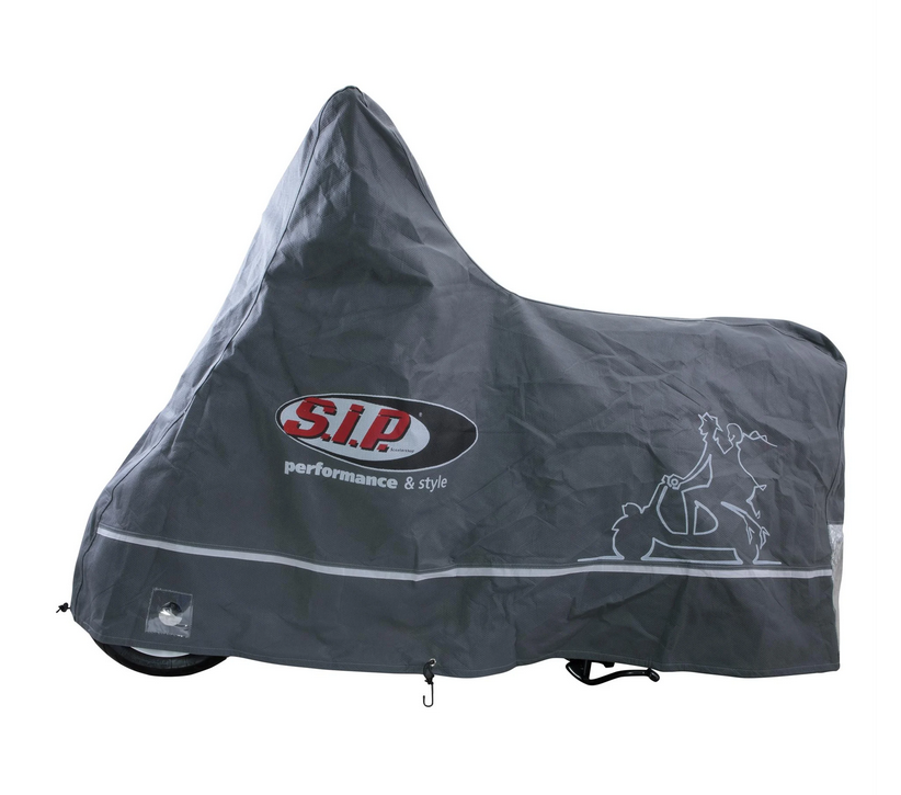 Garage pieghevole Indoor PREMIUM 2.0 per Vespa ET2/ET4/LX/LXV/S/Primavera/Sprint, taglia L, grigio