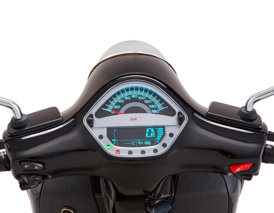 Contagiri/tachimetro per Vespa GTS/GTS Super/GTS SuperSport, 125-300cc (-'14), argento