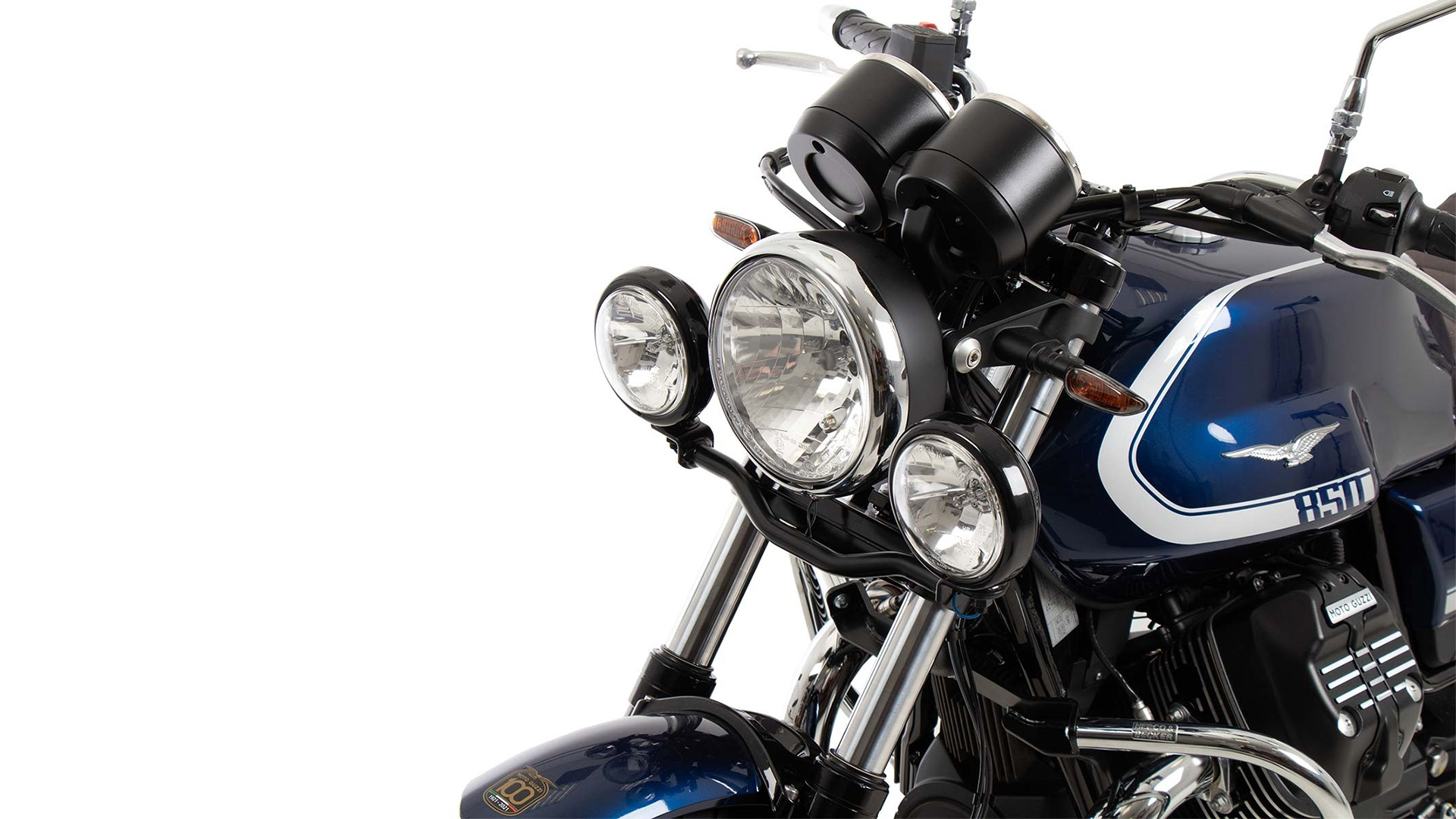 Faro supplementare Twinlight (abbagliante) per Moto Guzzi V7 Special/Stone/Centenario (21-24)
