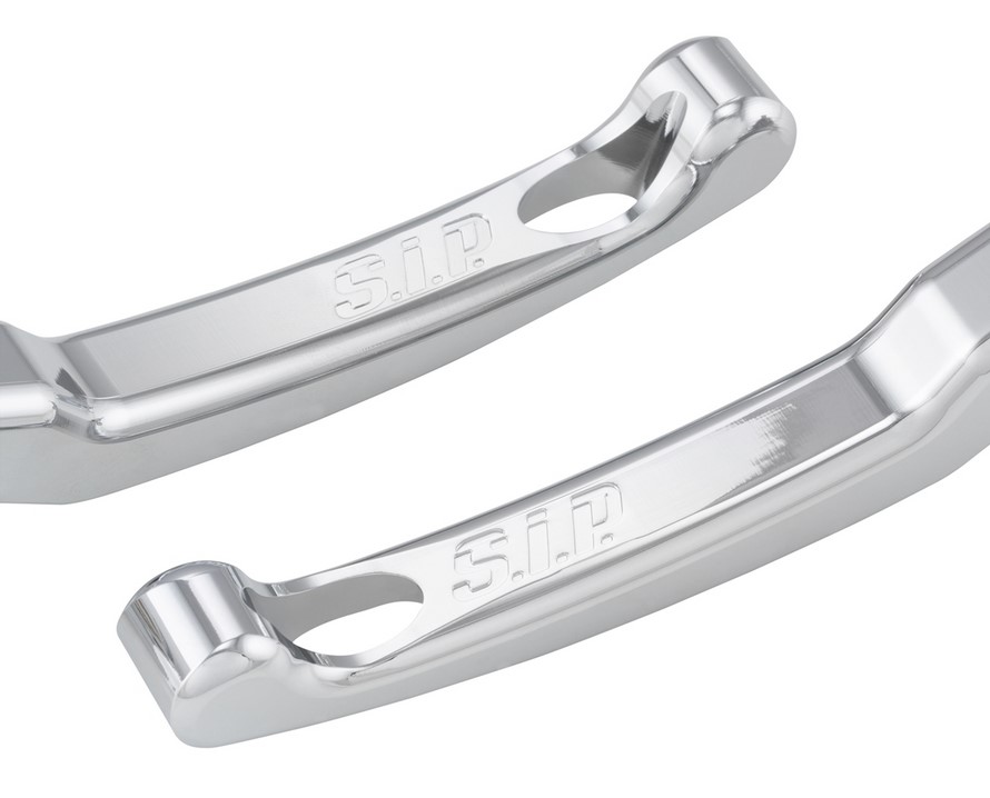 Set di leve sportive freno Shorty per Vespa, destra e sinistra, cromo