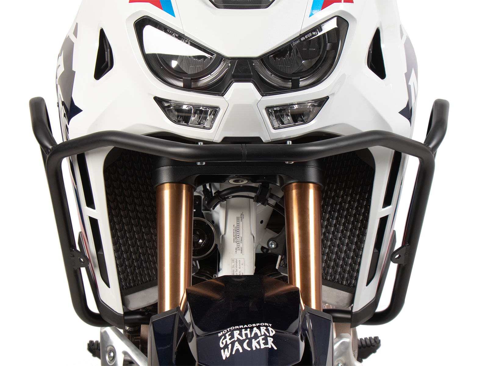 Protezione serbatoio nera per Honda CRF 1100 Africa Twin Adventure Sports (24-) Hepco & Becker