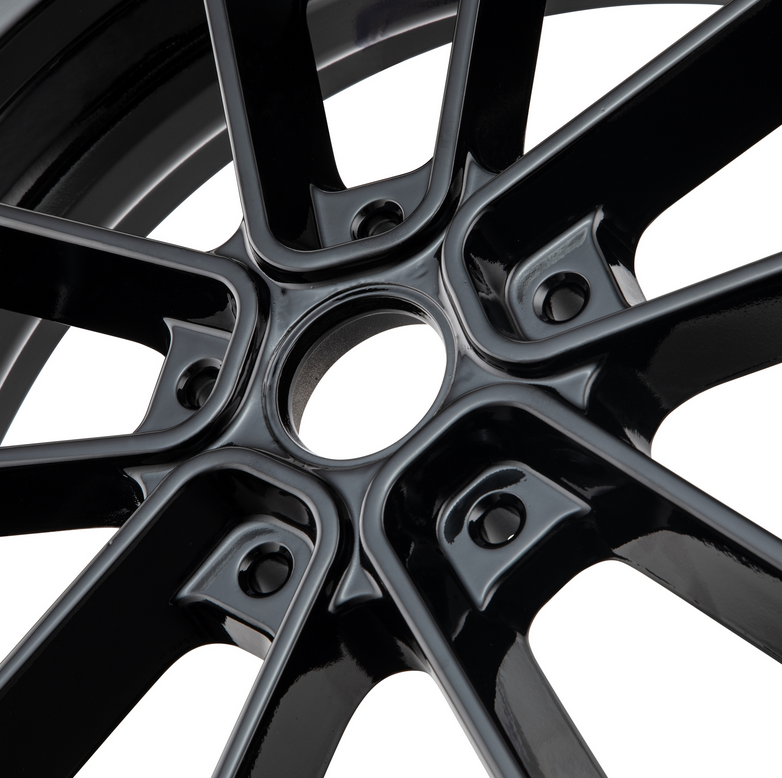 Cerchio anteriore/posteriore da 12" per Vespa GTS/GTS Super/GTV/GT 60/GT/GT L 125-300ccm, nero lucido