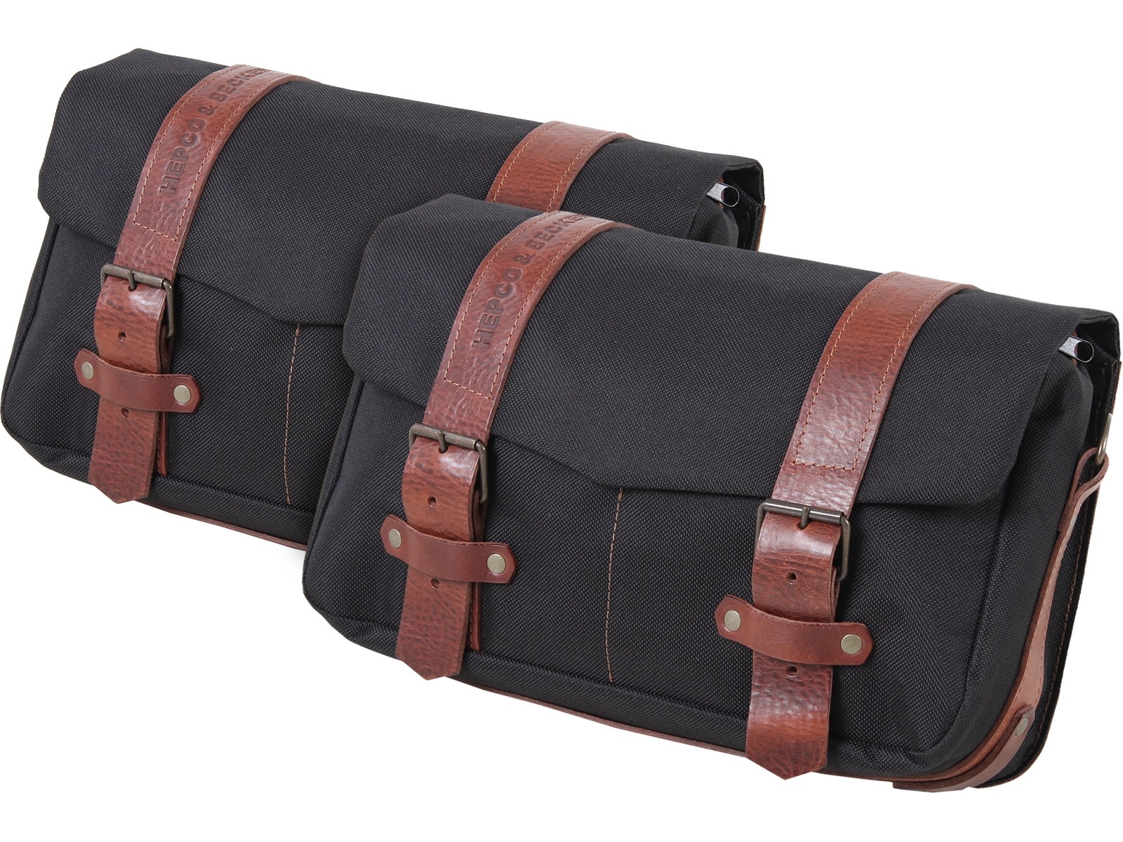 Set di borse da corriere LEGACY M/M nero per portapacchi C-Bow Hepco & Becker