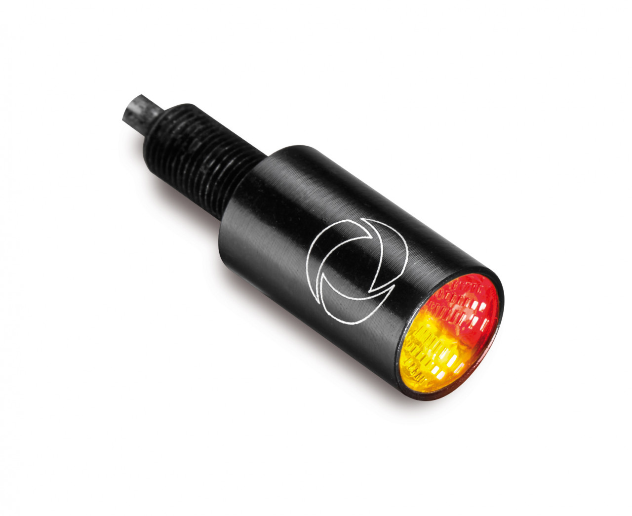 Indicatore di direzione Kellermann, luce posteriore e freno, Atto DF Integral, alluminio, LED, HL/HR 12 V, nero lucido