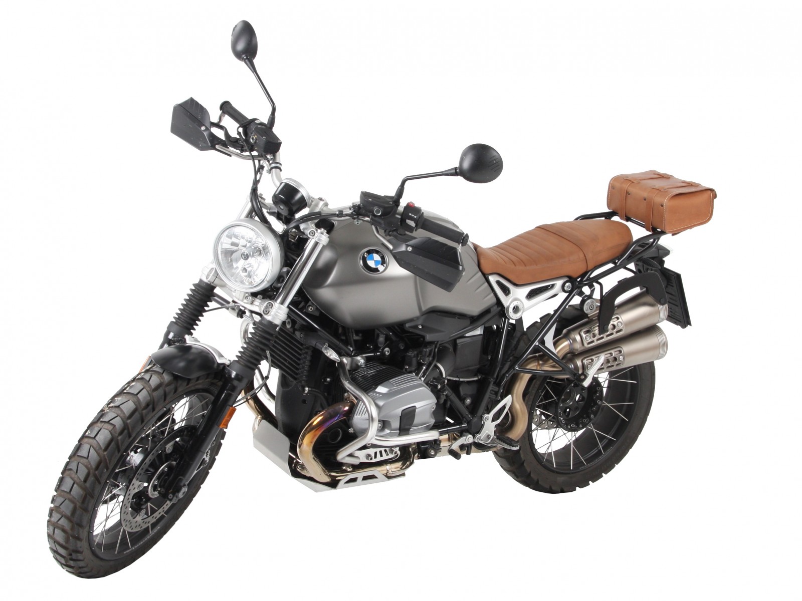 Portapacchi tubolare nero per BMW R nineT (14-16) Hepco & Becker